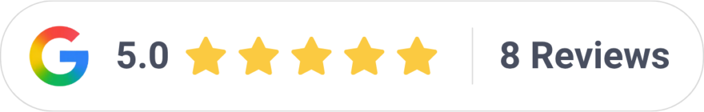 5-star Google rating for Fortress Roofing